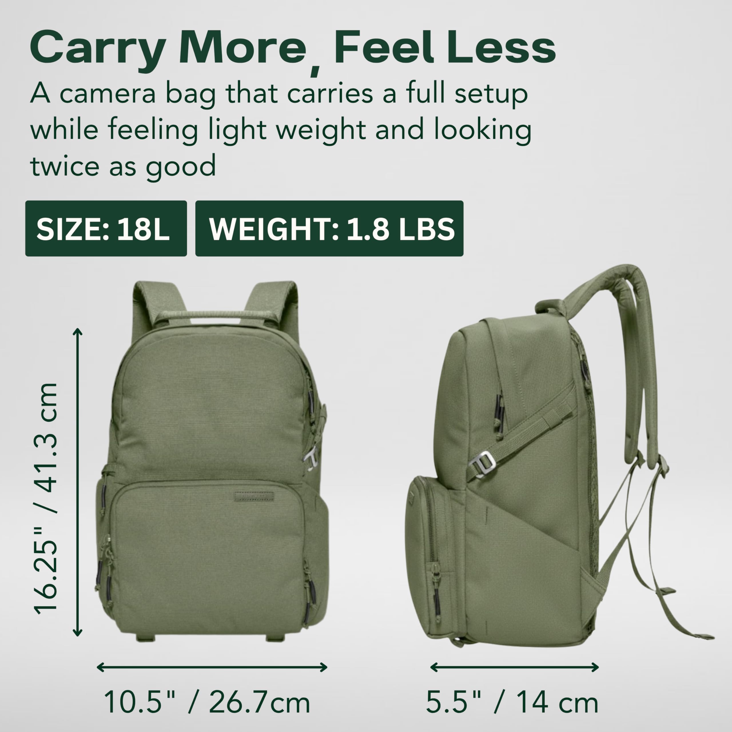 BREVITE Plecak Uniseks The Jumper Photo Backpack (1 w zestawie)