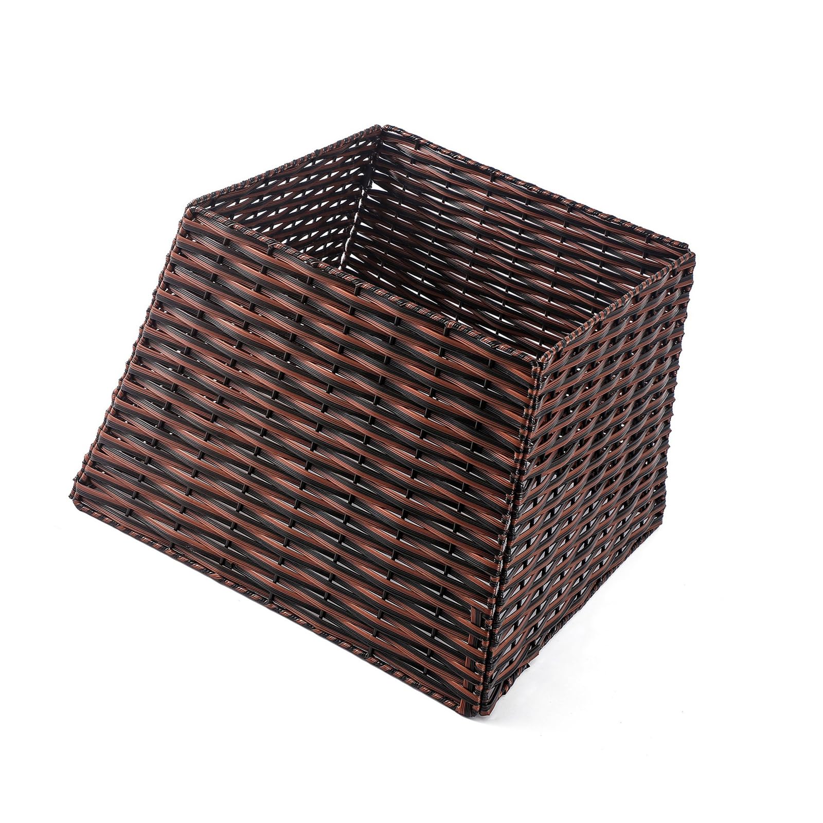 Sturdy Woven Christmas Tree Skirt Artificial Rattan Skirt for Enhancing Aesthetic Sturdy Collar