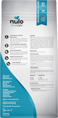 Miniatura 2 de Nulo Freestyle High Protein Trim Cat Food, Salmon & Lentils Recipe - Natural Grain-Free Dry Cat Food for Weight Management with l-Carnitine, Natural