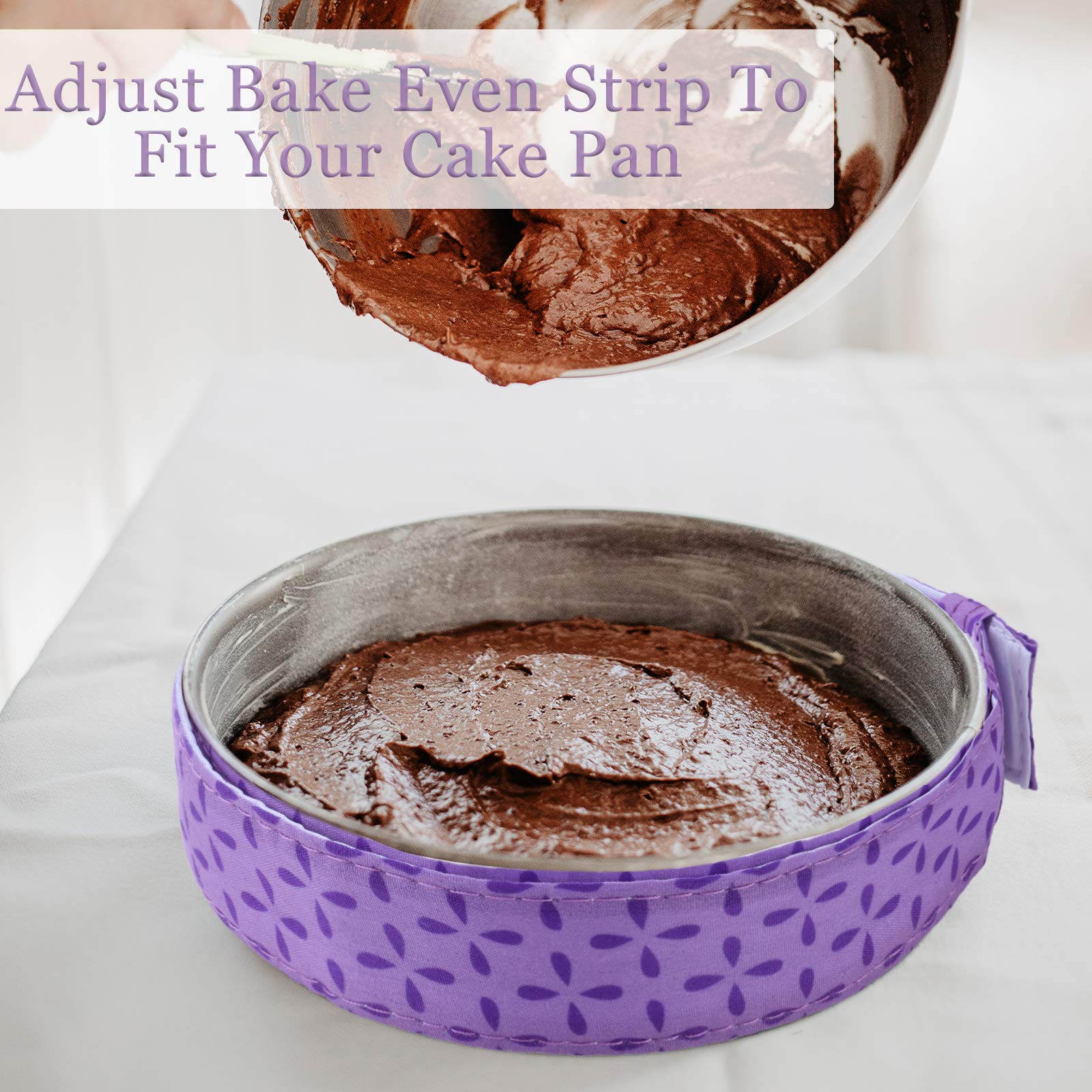 Bakery Cakes 3Piece Baking Strips, Cake Strips For Even Baking