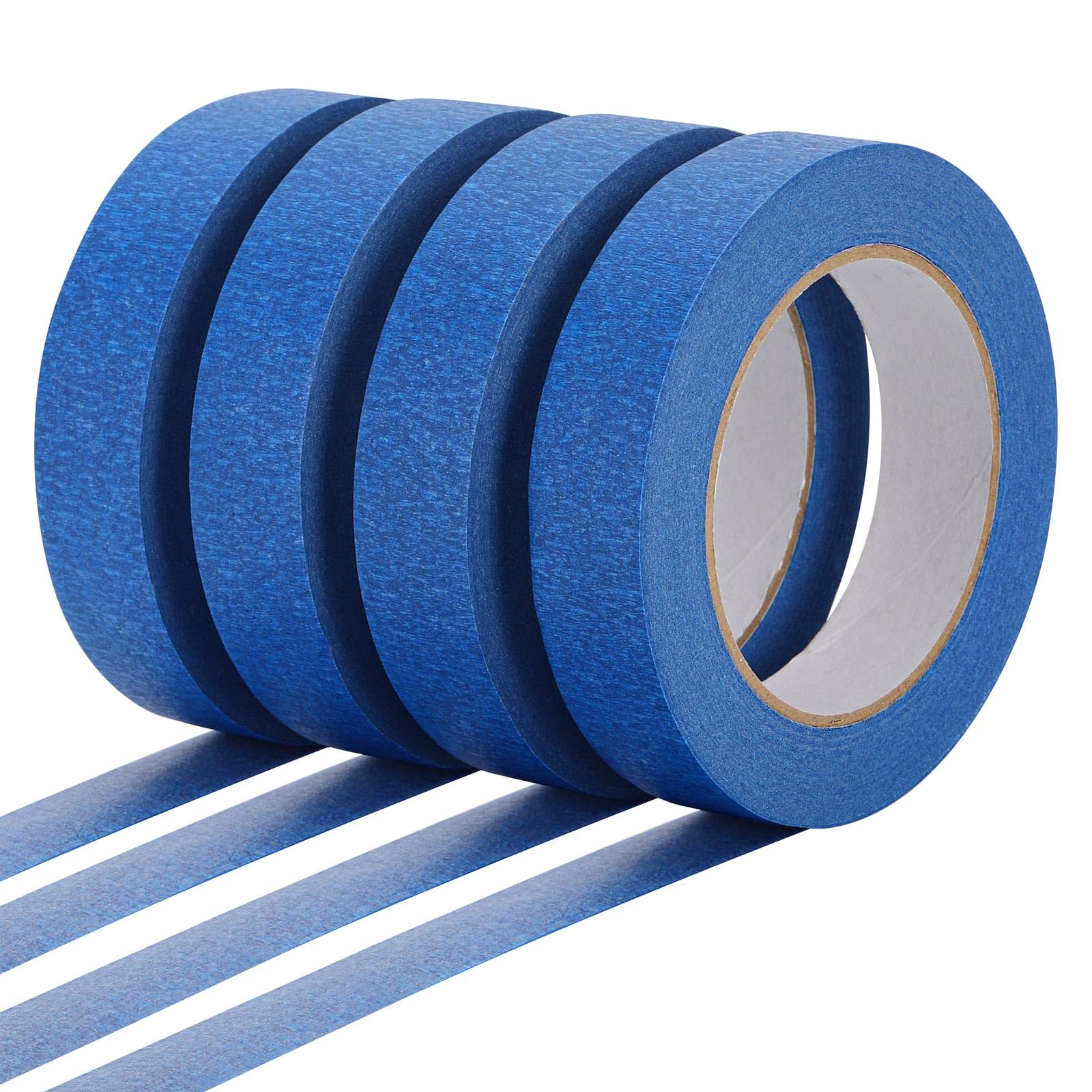 Tbestmax 8 Rolls 440 Yards Painters Tape, 0.94 inch Masking Tape Paint Tape for Painting, DIY Crafts Arts - Blue