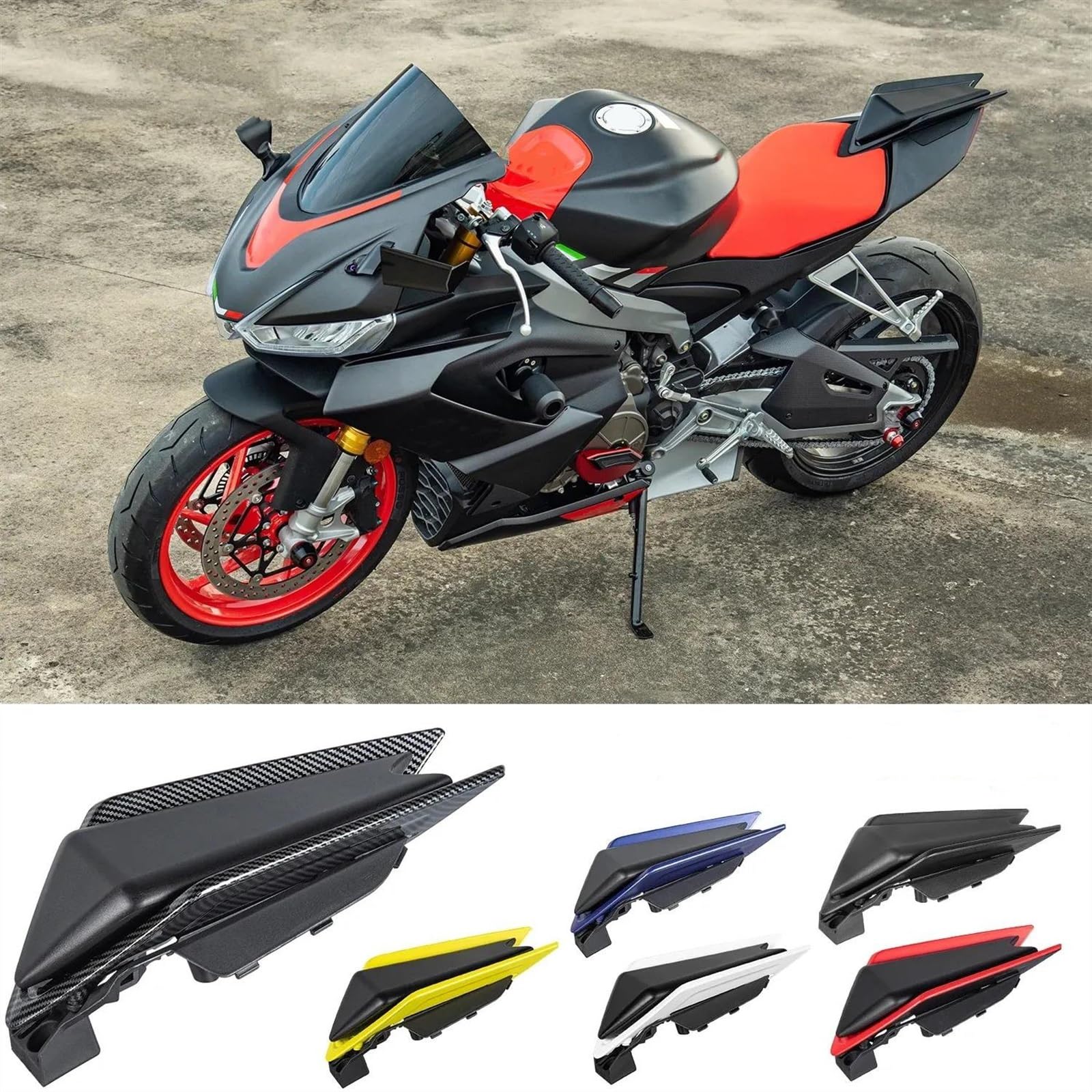 バイクのサイドスポイラー アプリリア RS 660 2020-2022 サイド