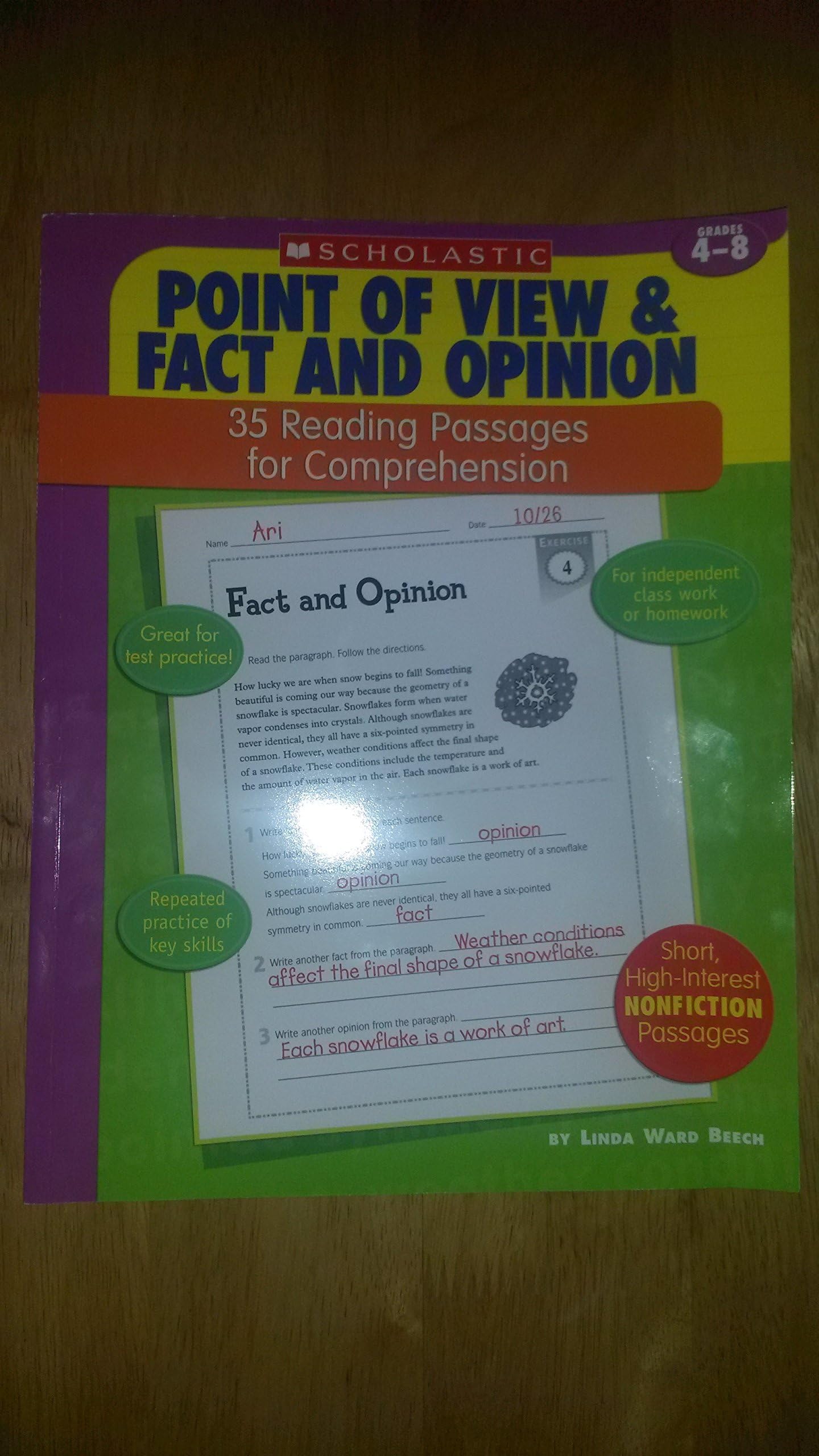 Point of View & Fact and Opinion: 35 Reading Passages for Comprehension