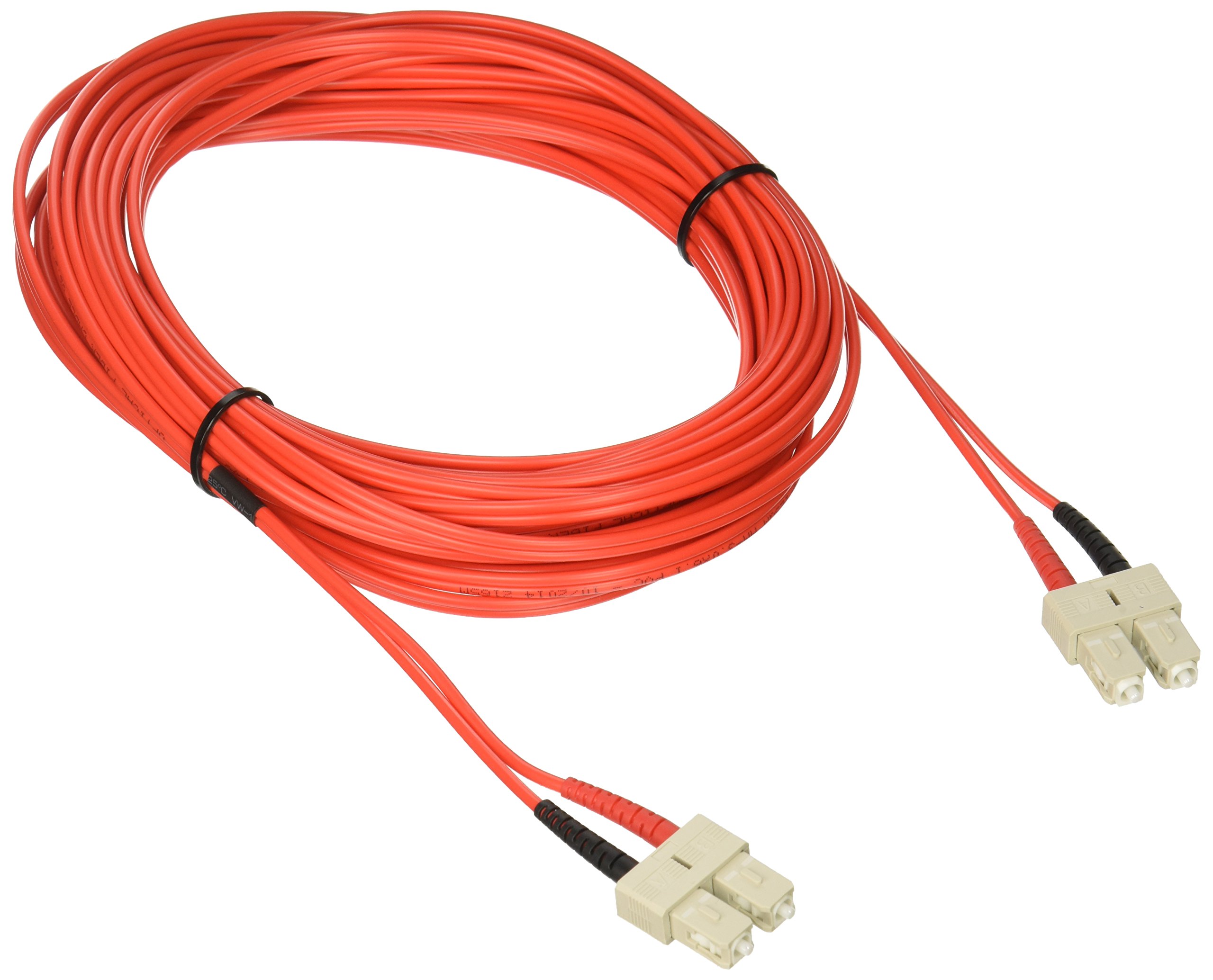 C2G 10m SC/SC Duplex 62.5/125 Multimode Fiber Patch Cable - Red 10m SC SC Rouge câble de Fibre Optique - Câbles de Fibre Optique (10 m, SC, SC, Rouge)