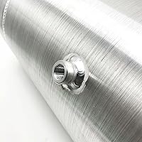 Vista 7 de JSD tanque de gas de 4 galones con llenado final de 8" x 20" de aluminio laminado con salida de llenado final de 1/4 NPT