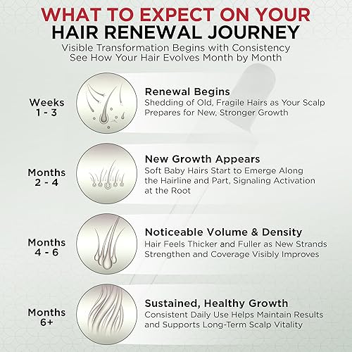 Miniatura 4 de Regreso del cabello tópico para hombres - Clínicamente probado para revertir el adelgazamiento y la pérdida del cabello - Fórmula extra fuerte 5% de