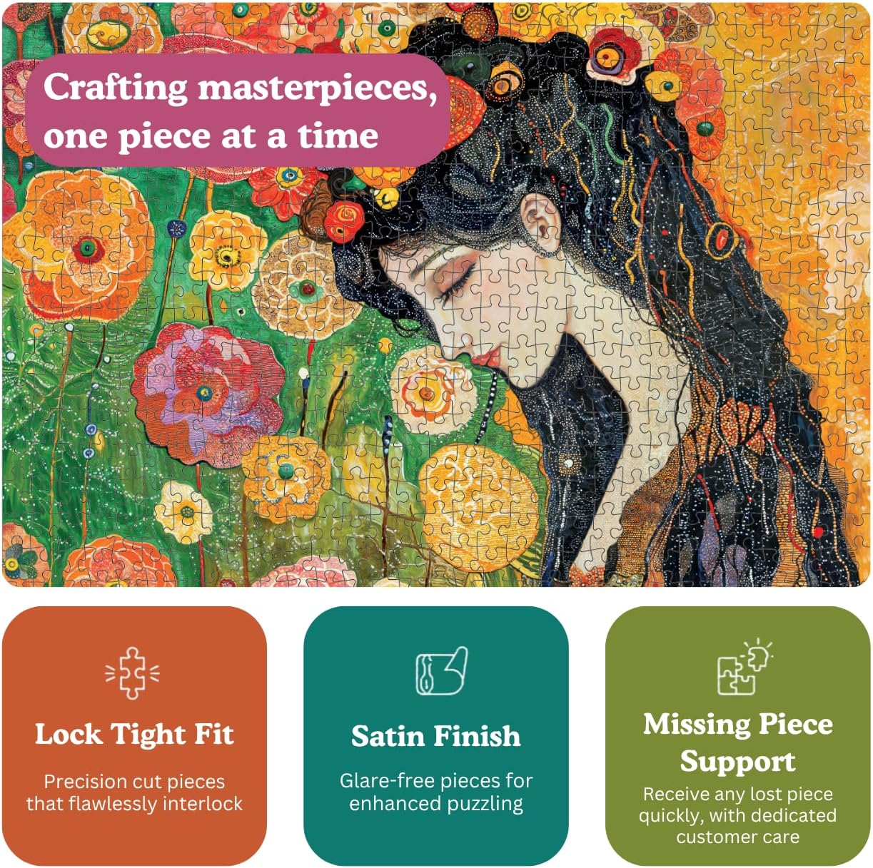 Cross & Glory | Jigsaw Puzzles for Adults | Garden of Radiant Dreams image 4