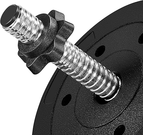 Miniatura 6 de Topeakmart Juego de mancuernas ajustables de 44 libras66 libras, equipo de entrenamiento de fuerza para mujeres y hombres en casa, gimnasio y