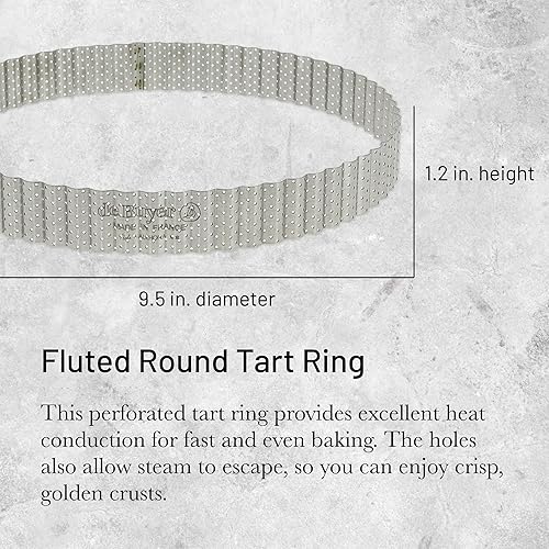 Miniatura 3 de de Buyer Caja para hornear casera para pastel y tarta  Kit de bricolaje para hacer pastelería  Incluye anillo de tarta estriado, bandeja para