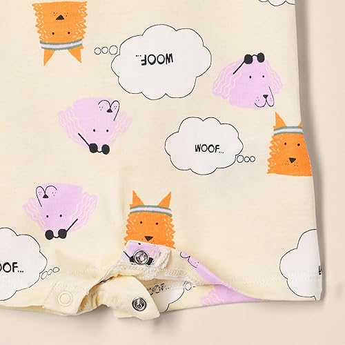 Miniatura 4 de Tienda Essentials Conjunto de mameluco unisex de manga corta y sin mangas para bebés, paquete de 2