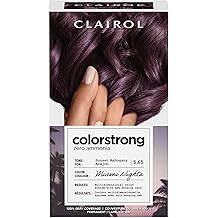 Clairol ColorStrong Permanent Hair Dye, AmmoniaFree, PPDFree, 100% Gray Coverage with Bonding System, 5.65 Sunset Mahogany - Miami Nights Hair Color, Pack of 1