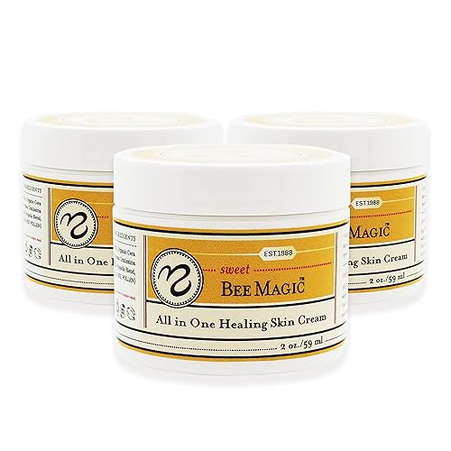 Sweet Bee Magic - Crema curativa todo en uno, ungüento curativo de la piel, bálsamo de abeja, medicina mágica de abeja, orgánica certificada, todo