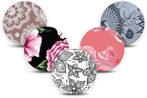 Vista 21 de ExpressionMed - Parche adhesivo para Libre 3 (paquete de 5) - Fabricado en los Estados Unidos, impermeable, parte trasera dividida, cinta CGM