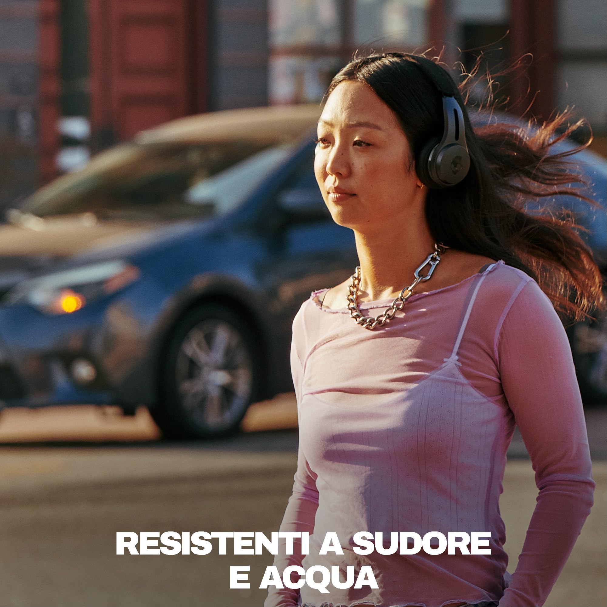 Skullcandy Icon ANC Wireless On-Ear Bluetooth Headphones, Active Noise Cancelling, Up to 60 Hours Battery, Sweat Water Resistant, Foldable and Durable, Microphone for iPhone Android - True Black