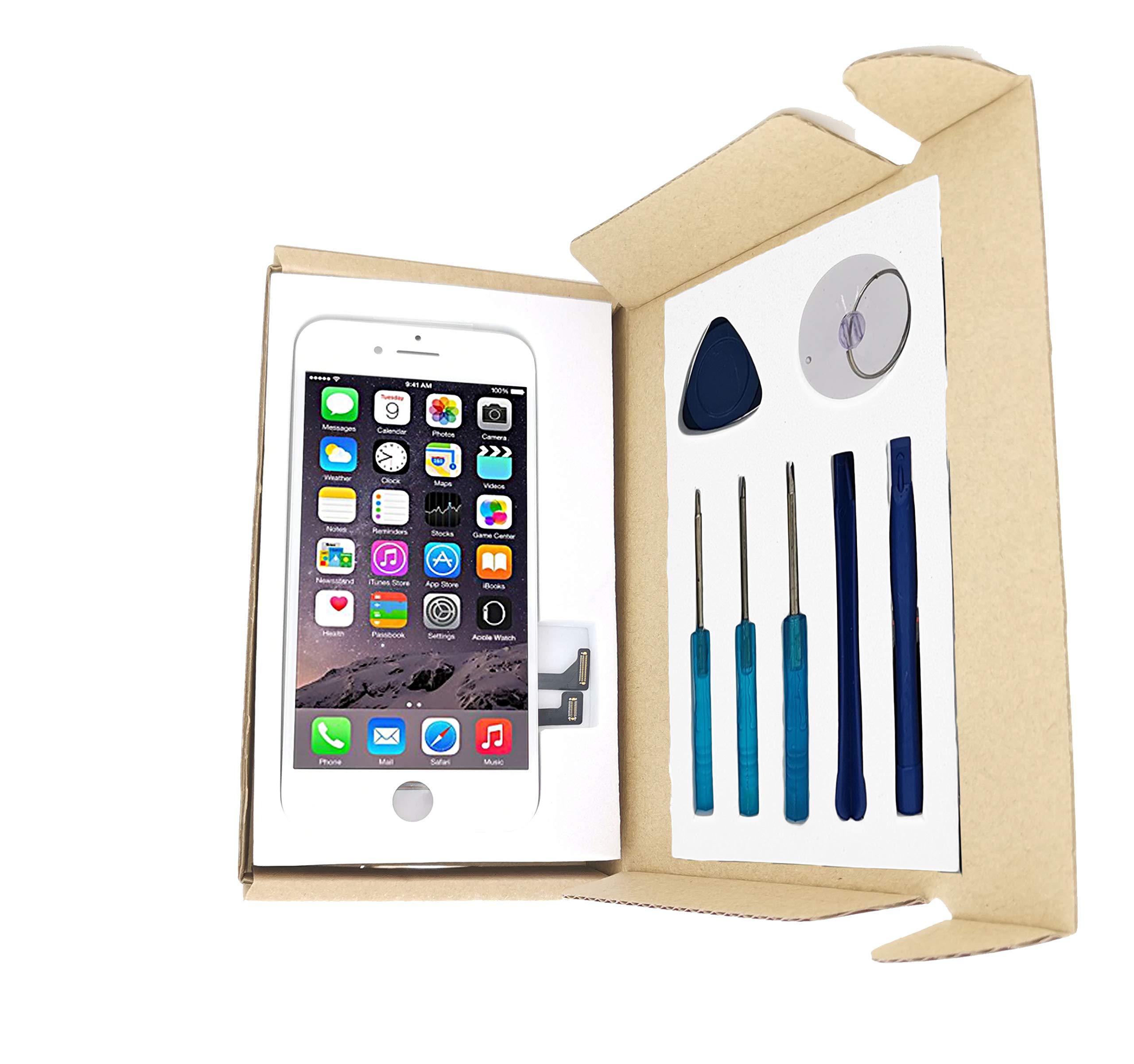 for iPhone 12/12 Pro Screen Replacement Kit 6.1" LCD Display Digitizer Glass Full Assembly Face ID Support +Waterproof Seal +DIY Repair Tools