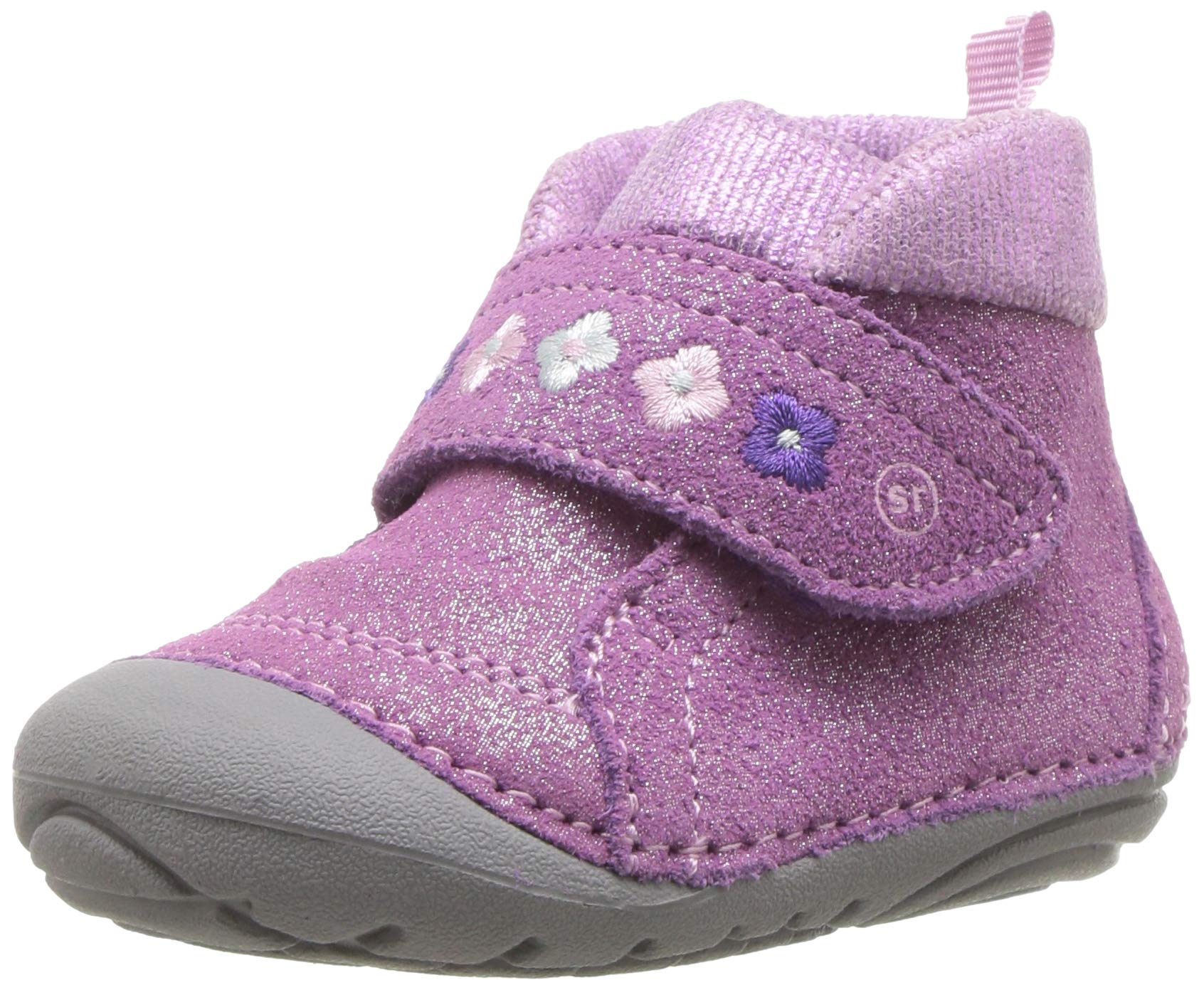 Stride Riteunisex Child Sophie Baby Girls Adjustable Suede Boot
