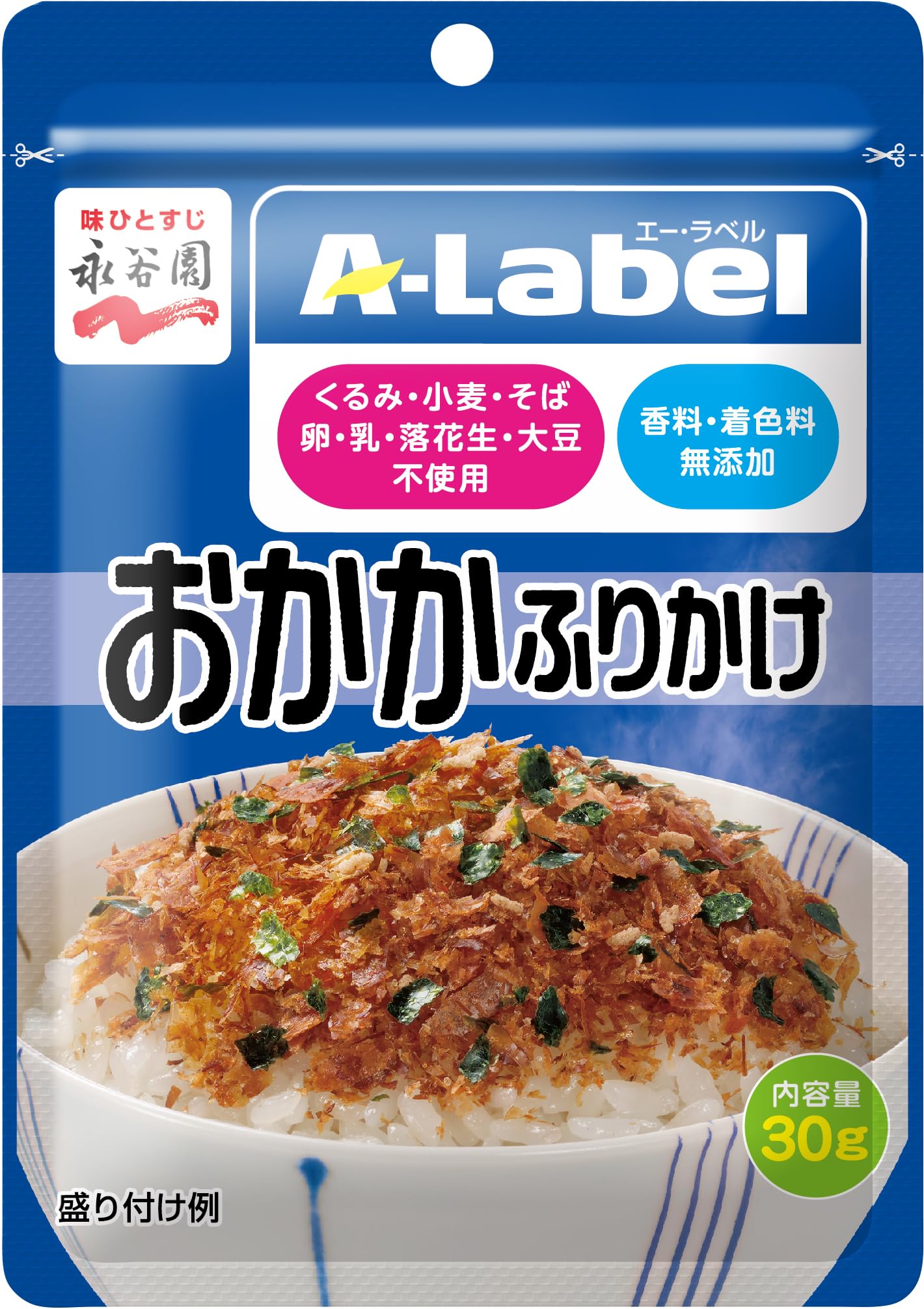 Amazon.co.jp: Nagatanien 永谷園 エー・ラベル ふりかけ おかか 30g×5