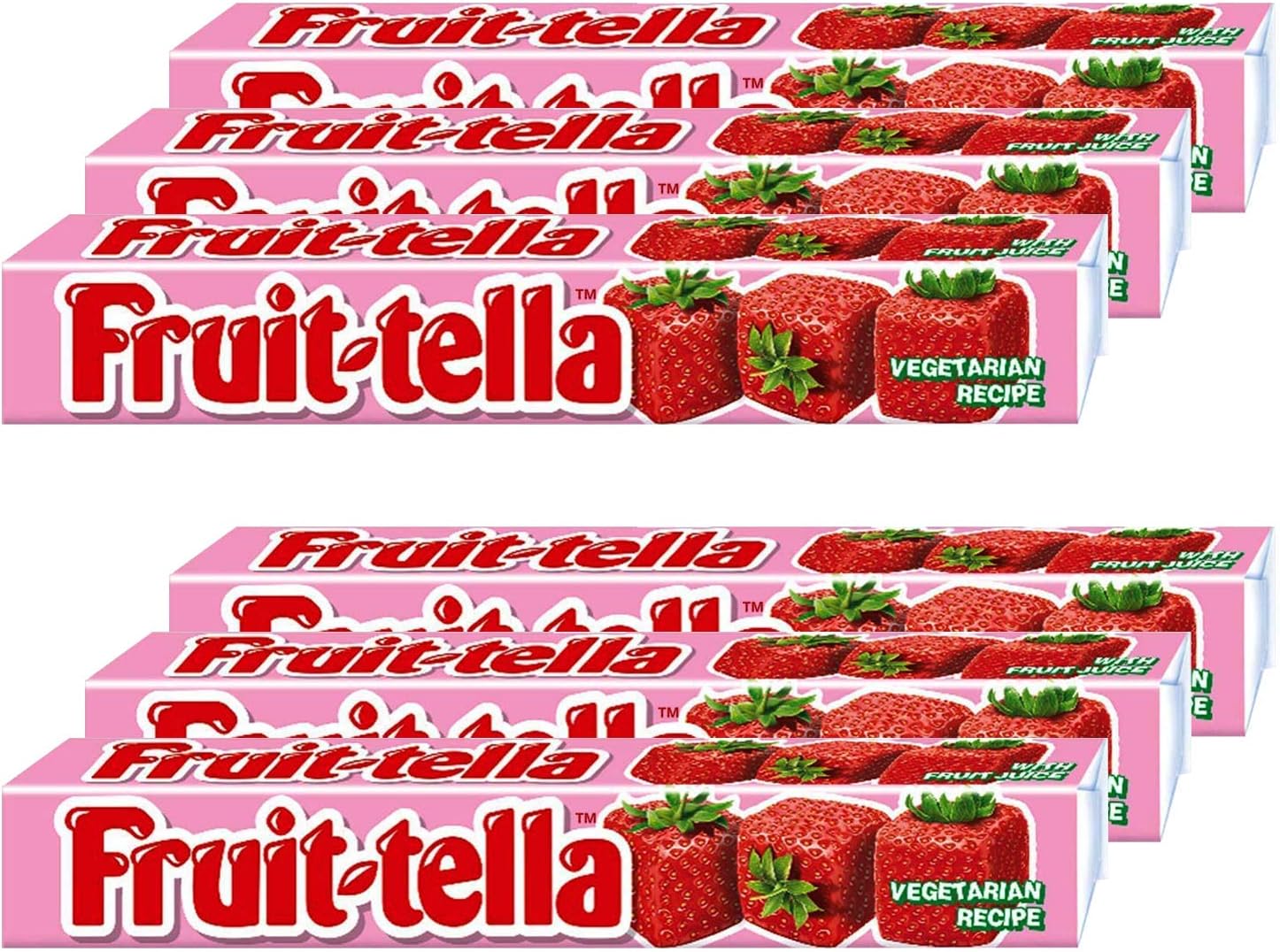 Fruitella Strawberry, 6 X 36 Gram