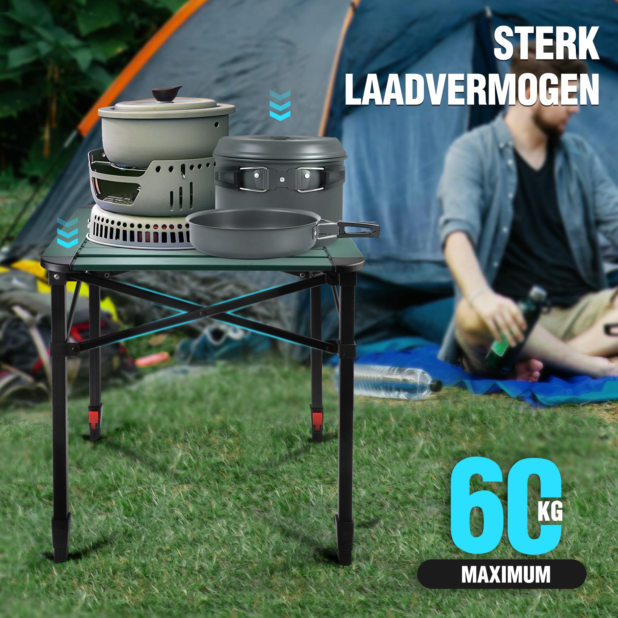 Oprolbare campingtafel - Meubels kopen? | Korting tot 16