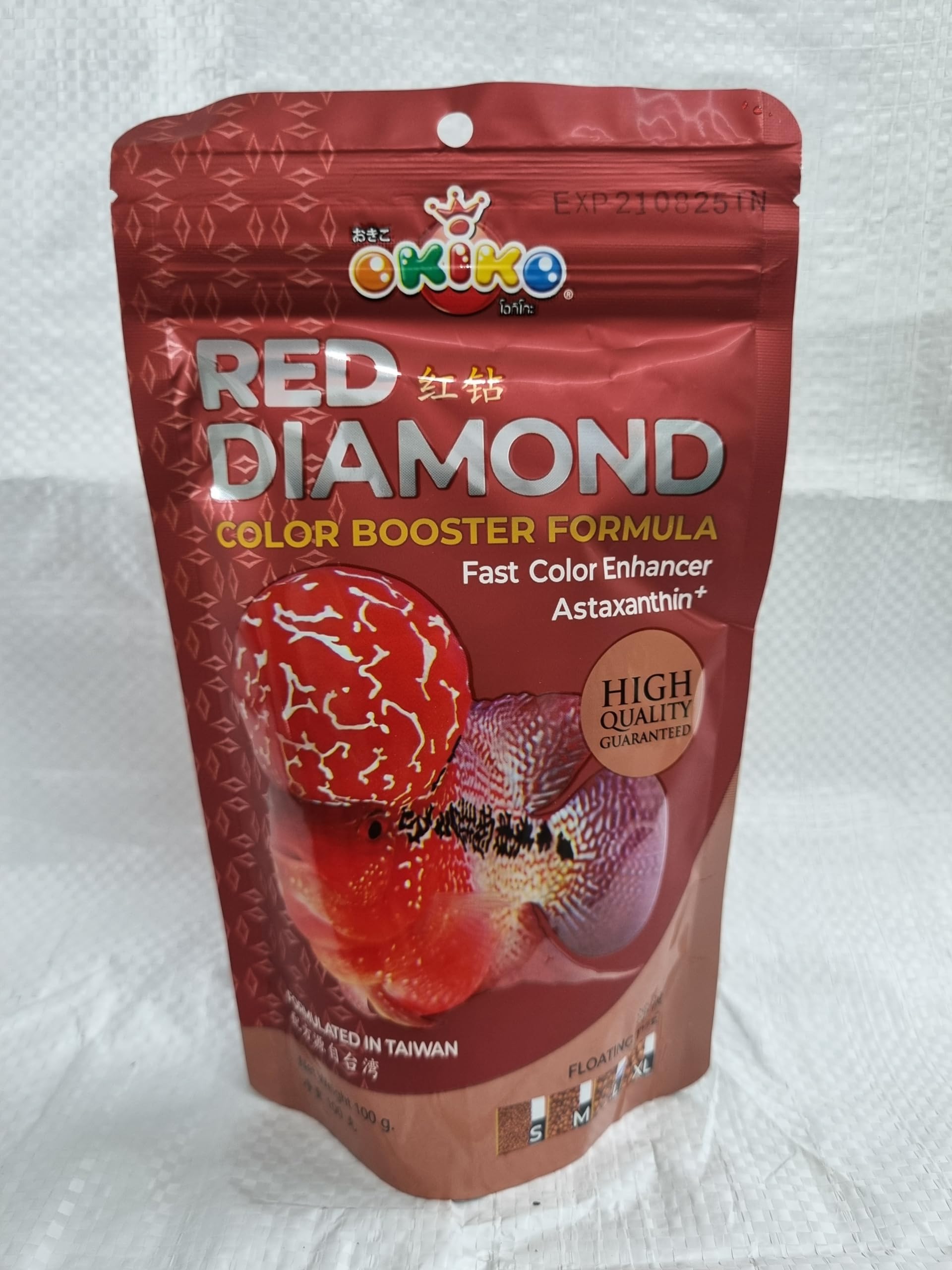 Fisdoc okiko red Diamond Flower Horn Fish Food (100g) (B0CV828GBT) Amazon Price History, Amazon Price Tracker
