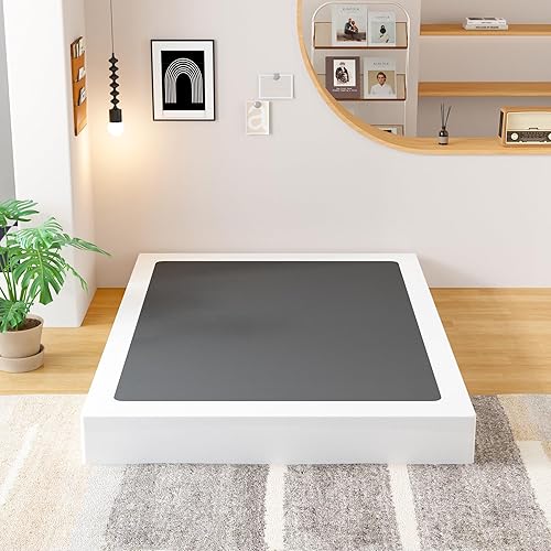 Vista 40 de EMODA Somier de 5 Pulgadas Tamaño Queen, Base de Cama de Metal Resistente con Funda de Tela, Fácil Montaje, Negro