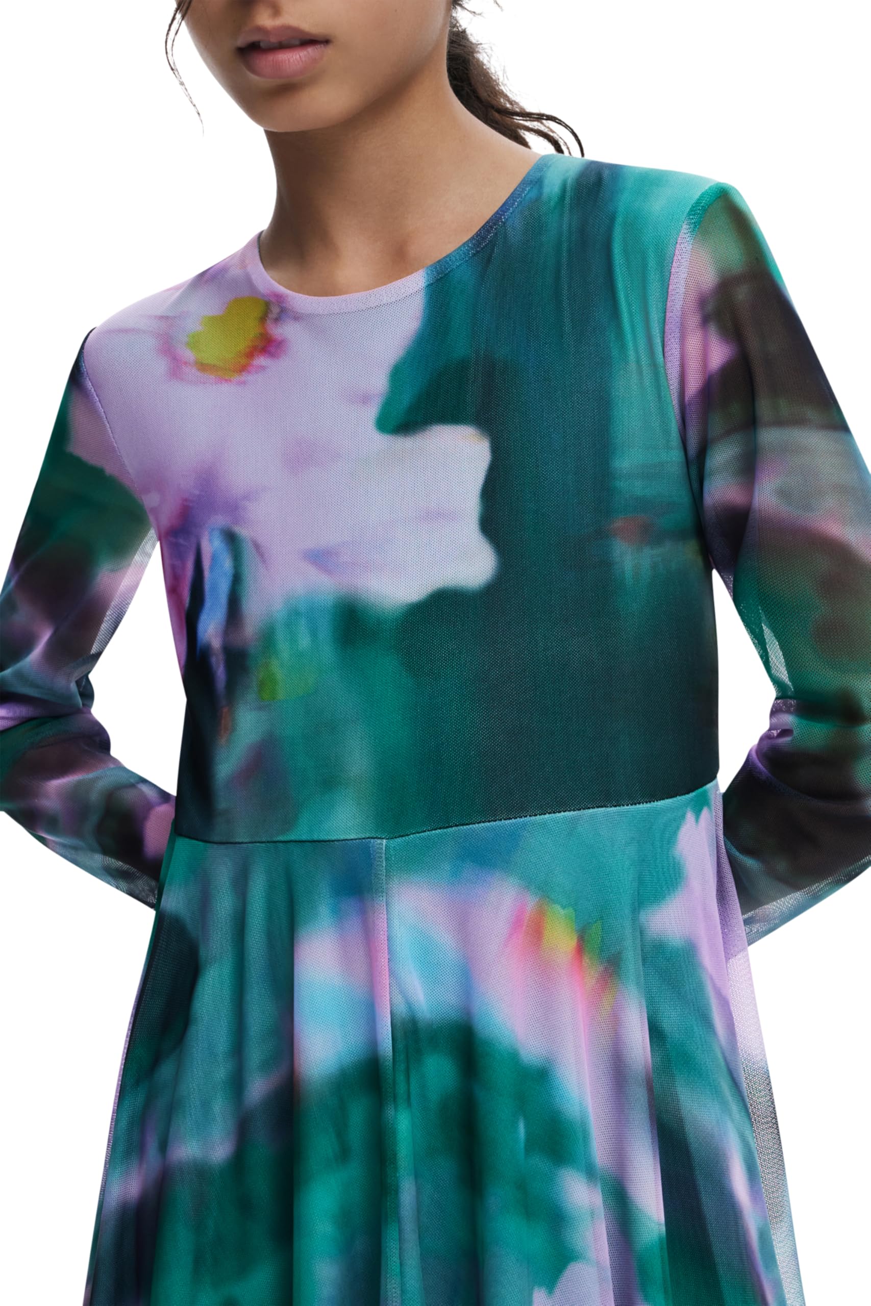 Desigual Sukienka Dziewczynki Vest_skyhigh