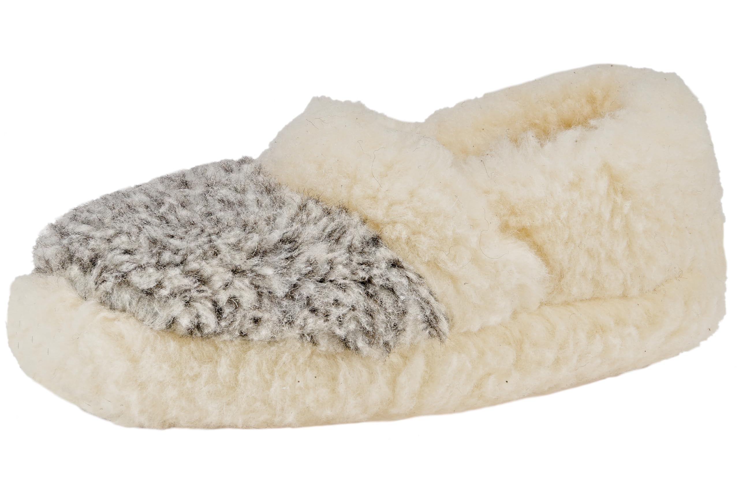 APREGGIO Unisex Wool Slippers - Soft Sheep's Wool Winter Slippers for Men and Women - Cosy, Warm and Durable