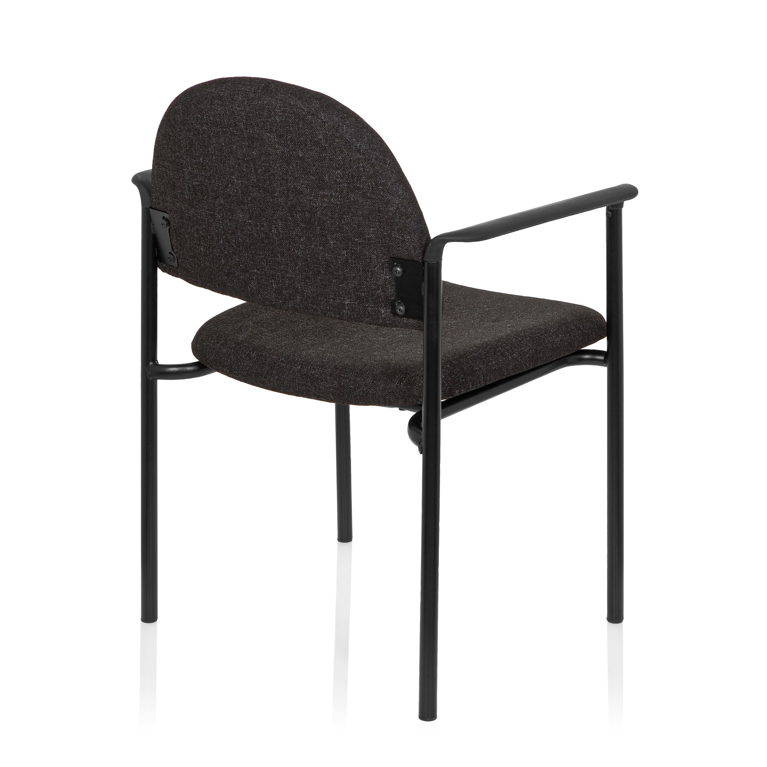 HJH Office 704331 conferenza rivestita XT 700 Riunioni con Braccioli, Visitatore, Tessuto Grigio