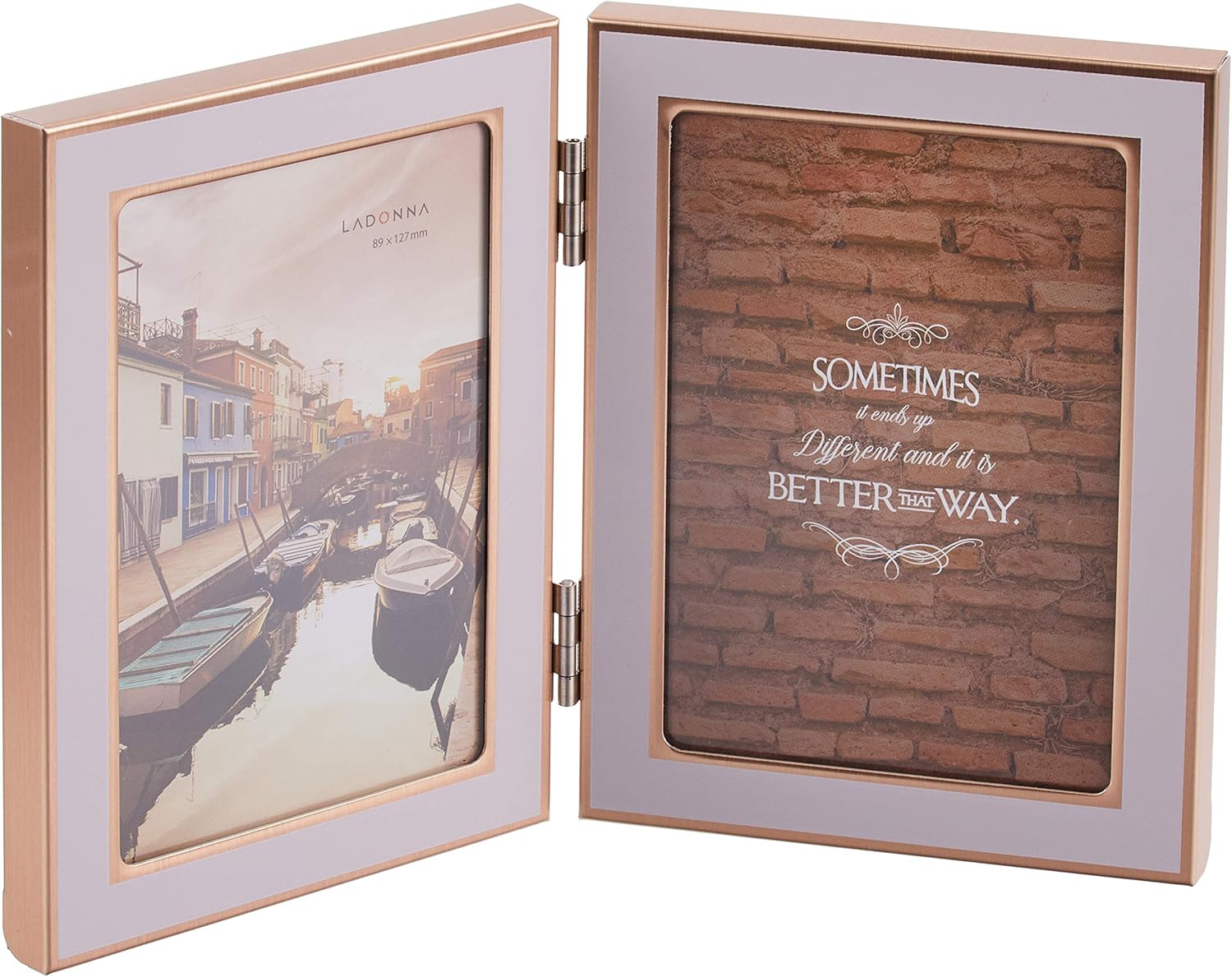 ラドンナ LADONNA LANGLE Basic Double Frame LA11-LD-PGD 085019 Pink Gold Large (2 sides)