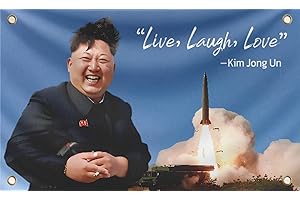 Live Love Laugh Kim Jong 3x5 Flag