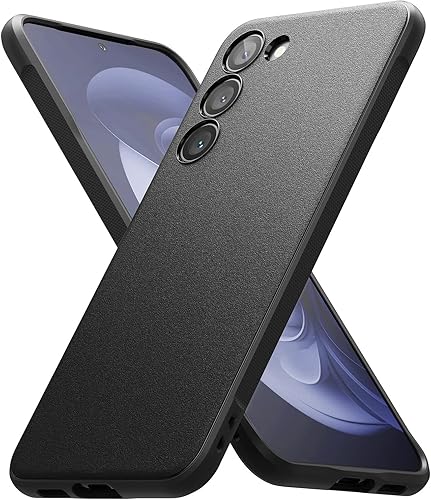 Funda Ringke Onyx para Samsung Galaxy S23 [Se siente bien en la mano] Resistente al aceite y la suciedad, protección mejorada para lente de cámara,