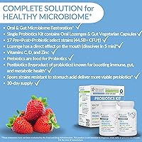 Vista 2 de StellaLife Probióticos Kit de Prebióticos Orales e Intestinales Post Probióticos: 44.5B UFC, 11 cepas de esporas orales y 6 intestinales