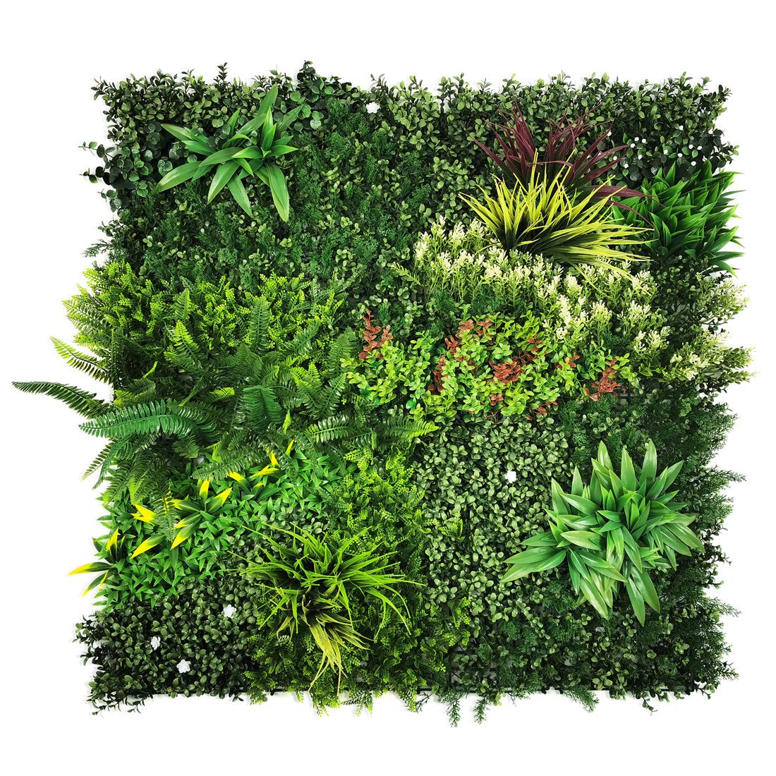 Amazon｜タンスのゲン フェイクグリーン 壁掛け 100×100cm 2枚