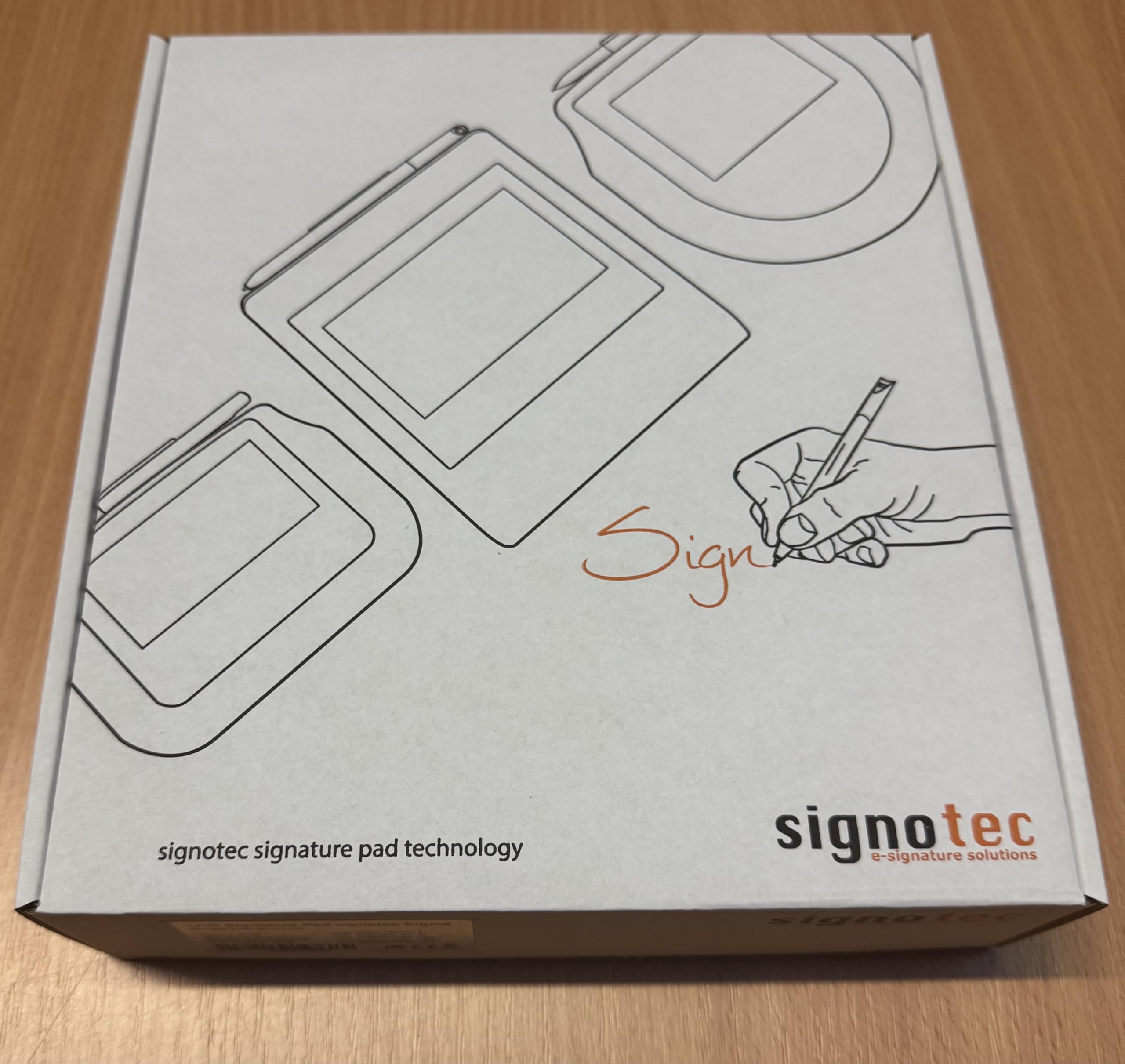 Signotec Sigma LCD Signature Pad mit Hintergrundbeleuchtung