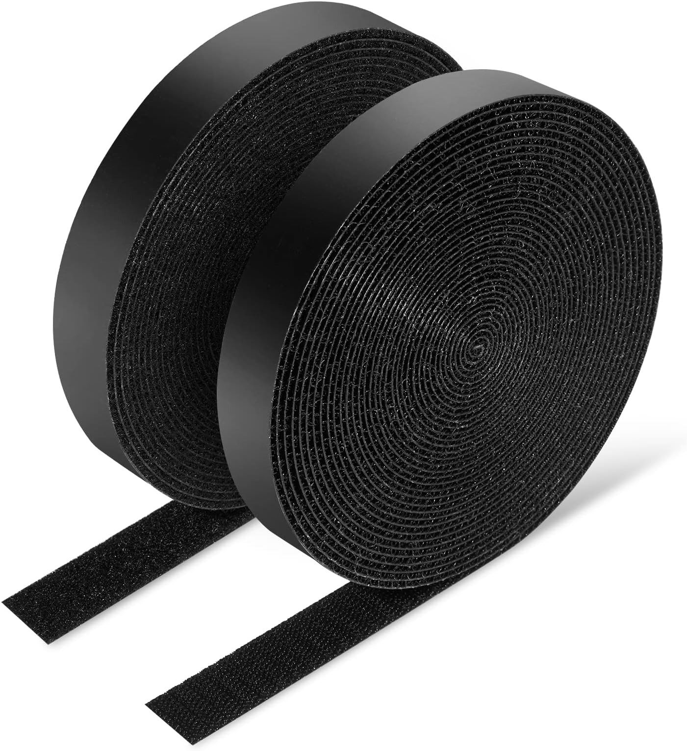 Meister Klettband Rolle 5m X 20mm - Selbstklebend Wasserfest Schwarz