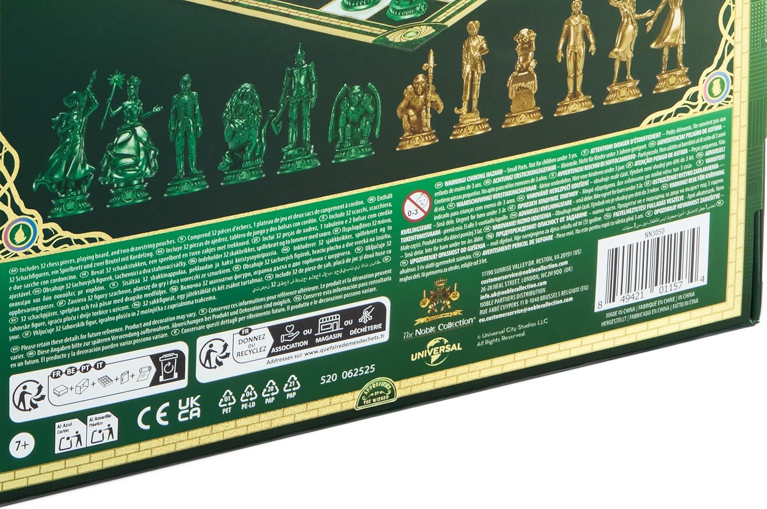 Wicked Chess Set - Shiz vs. Emerald City