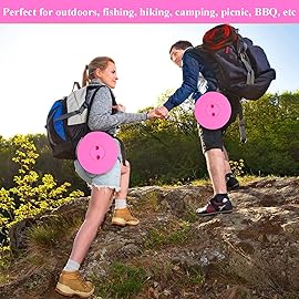 Fishboy Upgraded Collapsible Stool, 400lbs Max Weight, Lightweight But Sturdy, Portable Retractable Folding Telescoping Foldable Camping Stool for Adults Outdoor Fishing Hiking Gardening Travel BBQ