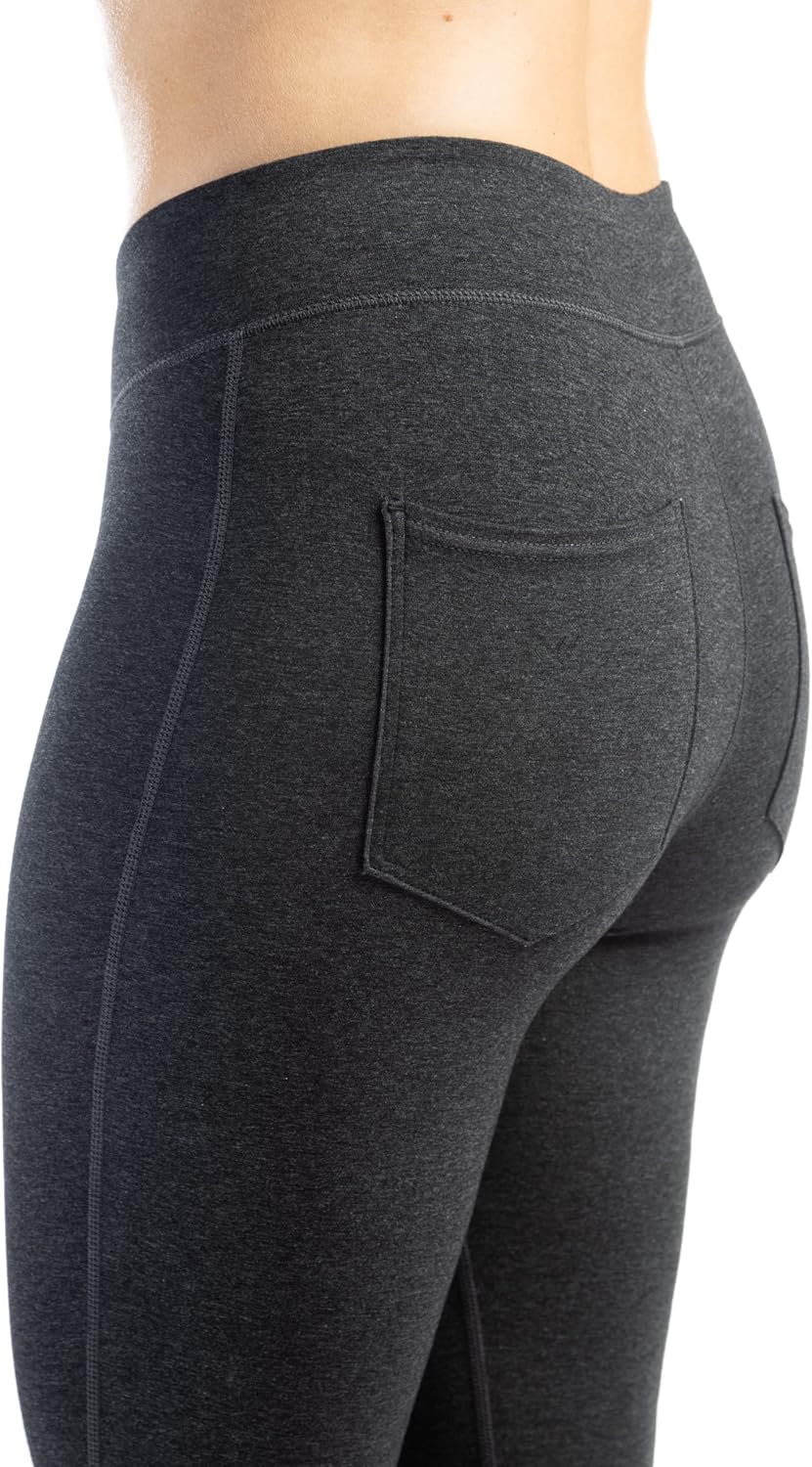 Fishers Finery Women's Ecofabric Ankle Length Legging with Back Pockets - Image 4