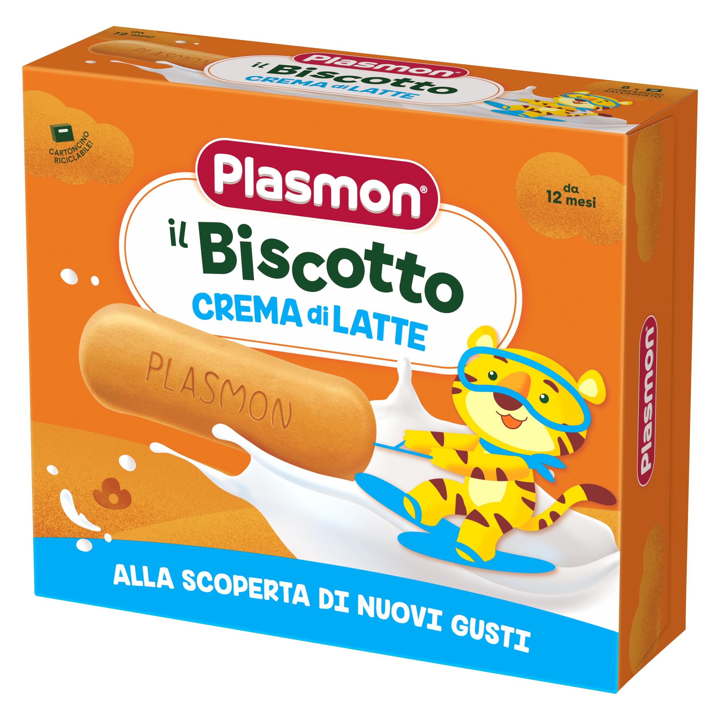 Plasmon Biscotto Crema Latte 320g (6 confezioni)