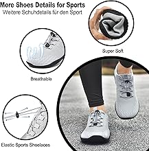 Zapatillas Barefoot Hombre Mujer Verano Zapatos Barefoot Minimalistas Transpirables Ligeras Zapatos Descalzos con Pies Anchos para Trail Running Fitness Barefoot Shoes Unisex 37-47EU4