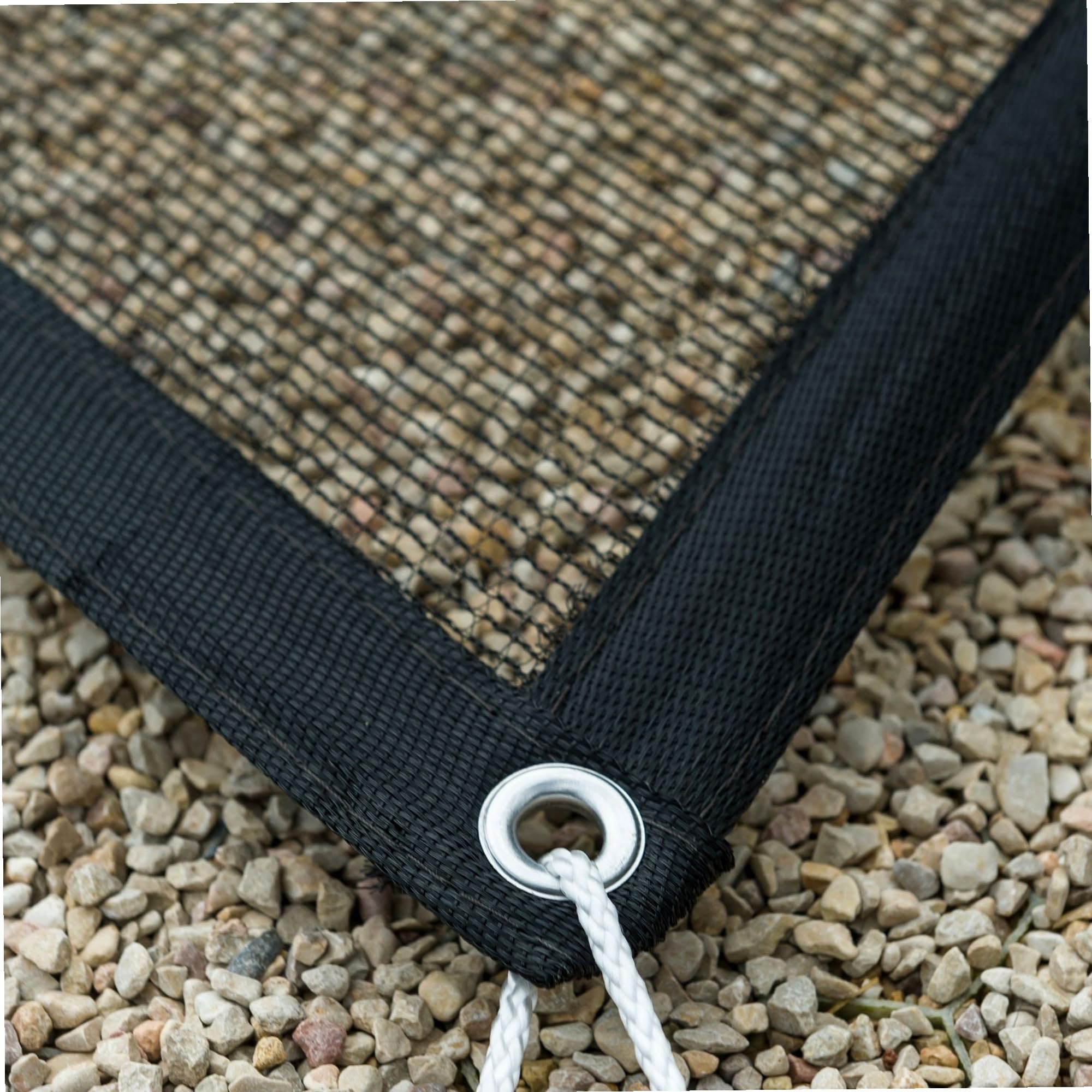 WERKA PRO - 10854 - Filet de PROtection Piscine - Pour Piscine Rectangulaire - 8 x 14 m - Noir