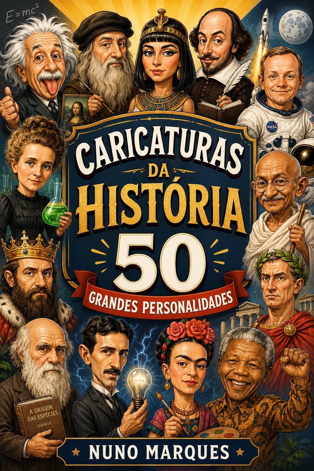 Caricaturas da História solution pour comprendre les figures historiques sans s'ennuyer