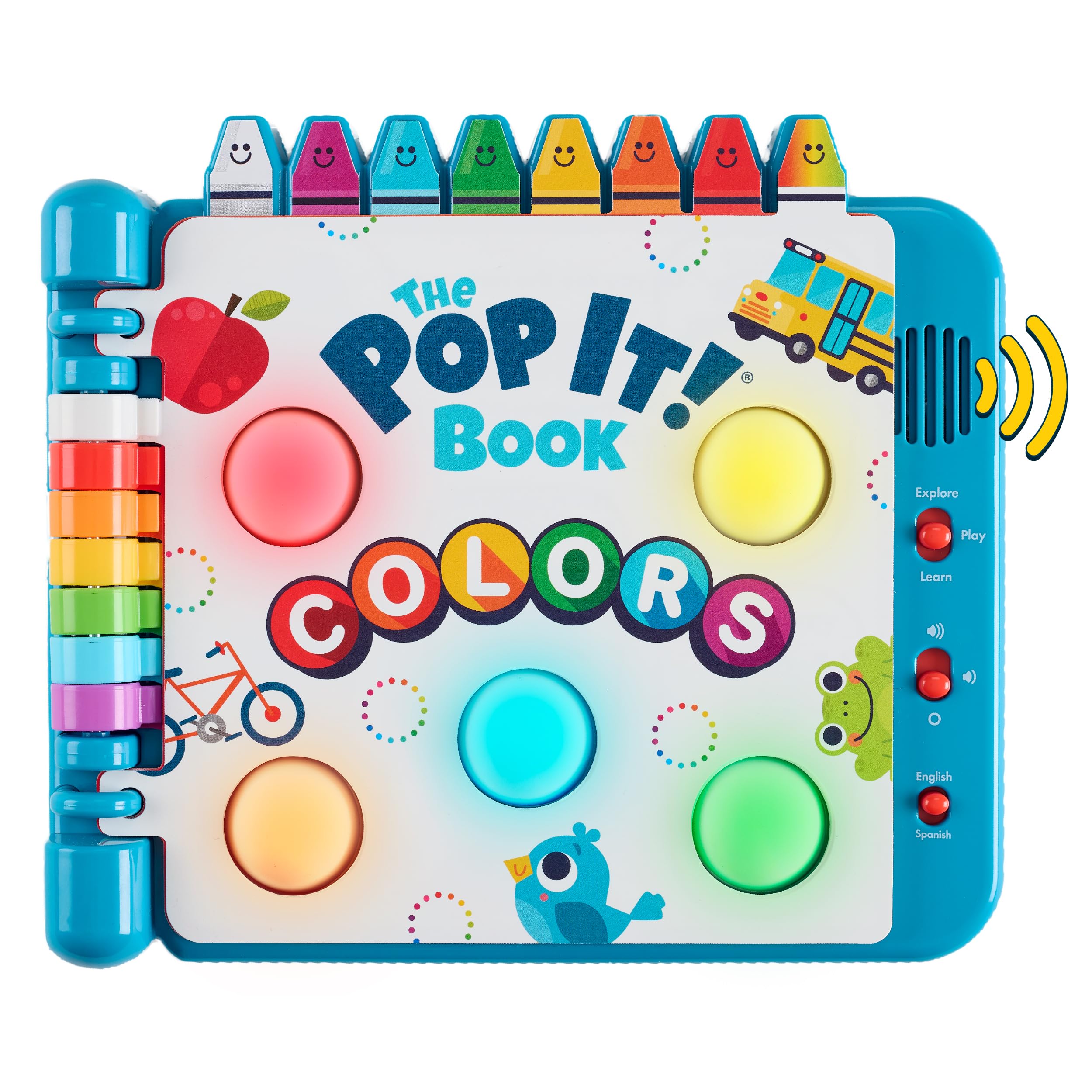 Amazon.com: Chuckle & Roar Pop It! Book: Colors – Interactive