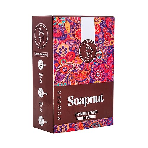 Miniatura 2 de Soapnut Powder  Reetha  Polvo de aritha para el cuidado natural del cabello  Acondicionador ayurvédico para limpieza del cabello  para hombres y