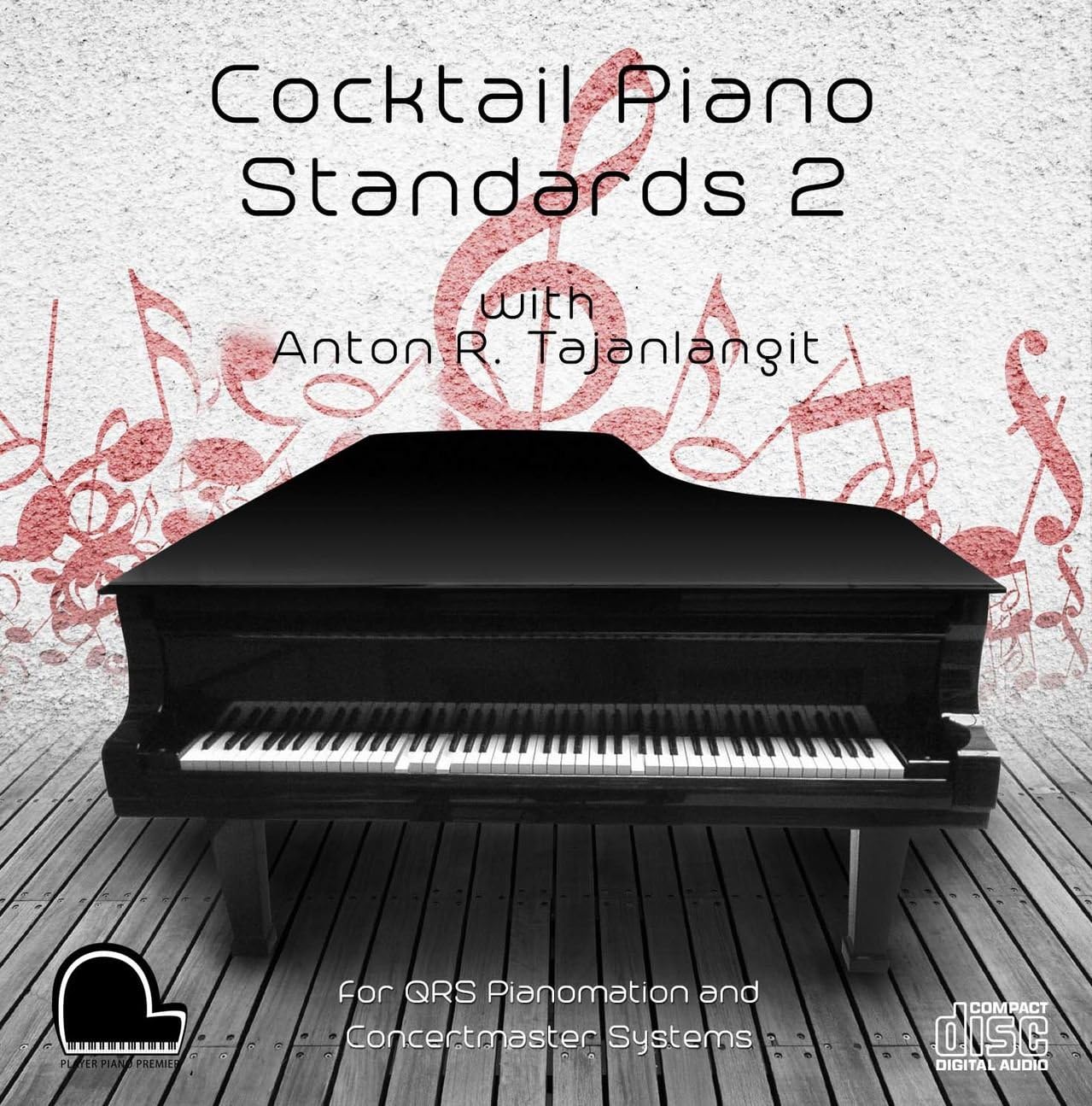 Cocktail Piano Standards 2 - QRS Pianomation and Baldwin Concertmaster Compatible Player Piano MP3's on USB Flash Drive