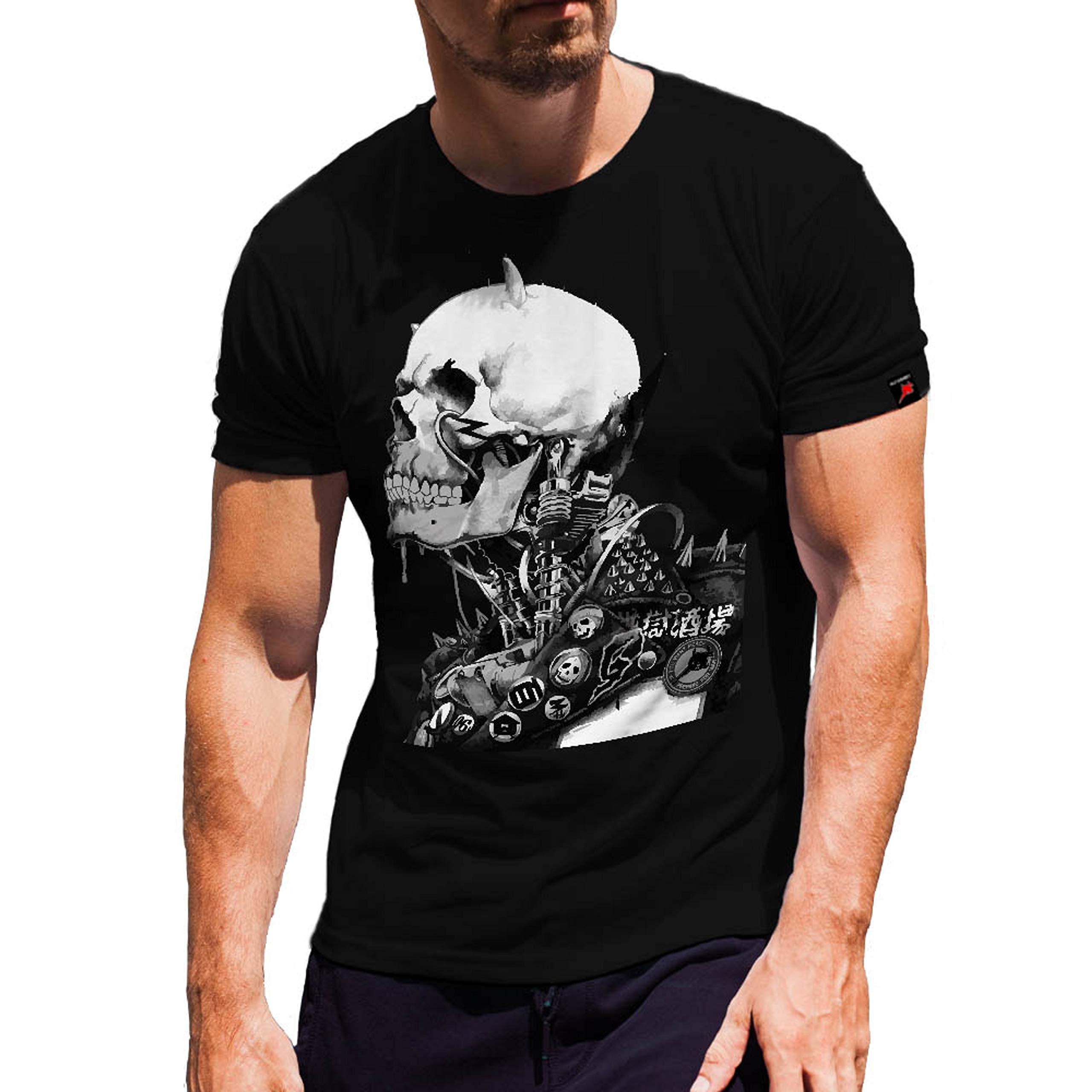 Rivets crâne punk devil noirs au design diabolique pour customiser le cuir