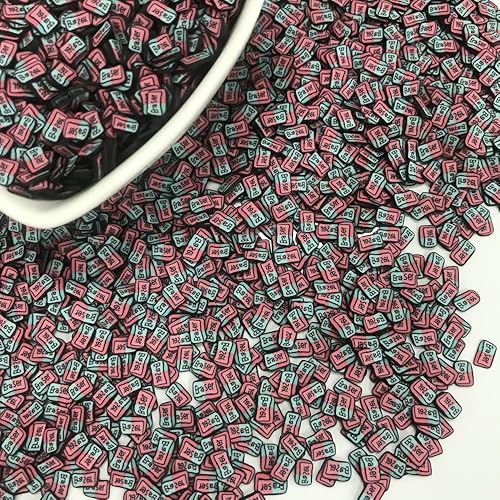 Miniatura 7 de Paquete de 1.76 ozpaquete de lápices de la serie escolar, suministros de polímero de arcilla suave, Fimo, decoración de bricolaje para arte de uñas