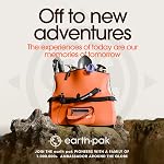 Earth Pak Waterproof Duffel - Large Dry Bag 1680D TPU - Heavy Duty Camping & Boat Bag - 8x8 Popout Pocket - Marine Dry Bag for Kayaking (Orange, 70L)