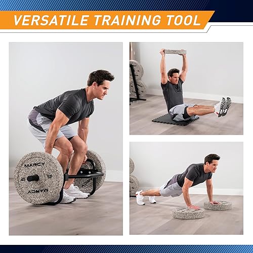 Miniatura 5 de Placa de parachoques olímpica de alto rebote para entrenamiento de fuerza, levantamiento de pesas, entrenamiento de peso