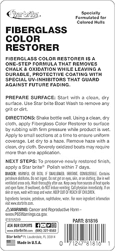 Miniatura 2 de STAR BRITE Restaurador de color de fibra de vidrio con PTEF - 16 onzas 081816PW